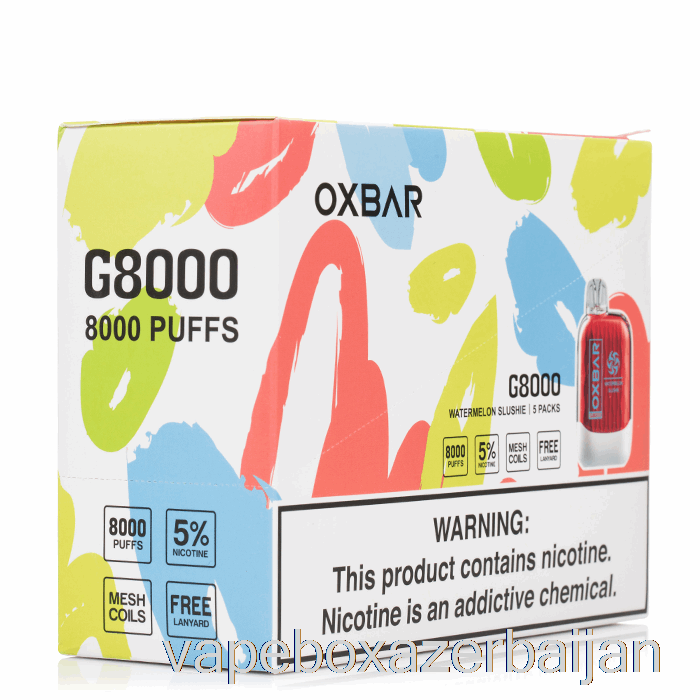 Vape Smoke [5-Pack] OXBAR G8000 Disposable